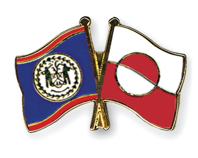 Fahnen Pins Belize Grnland