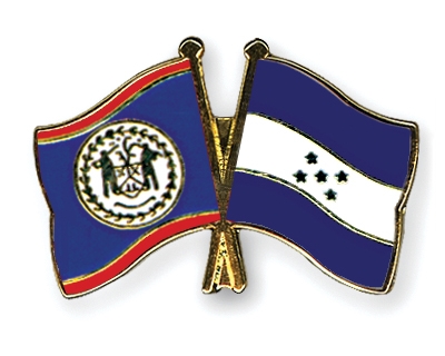 Fahnen Pins Belize Honduras