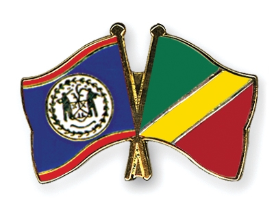 Fahnen Pins Belize Kongo-Republik