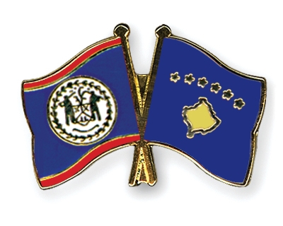 Fahnen Pins Belize Kosovo