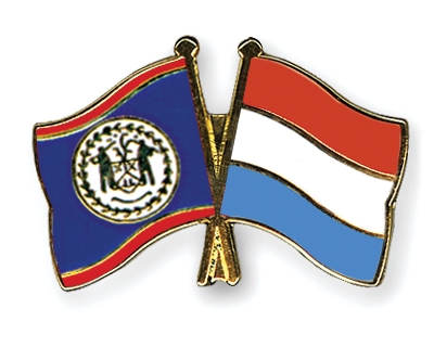 Fahnen Pins Belize Luxemburg