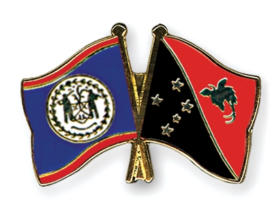 Fahnen Pins Belize Papua-Neuguinea