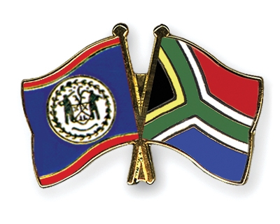 Fahnen Pins Belize Sdafrika