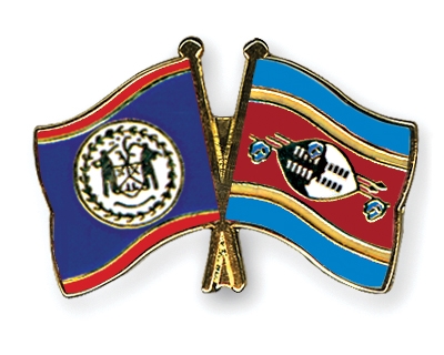 Fahnen Pins Belize Swasiland