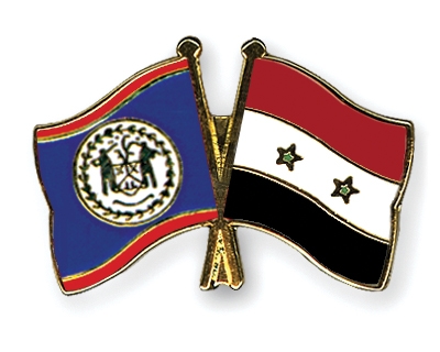 Fahnen Pins Belize Syrien