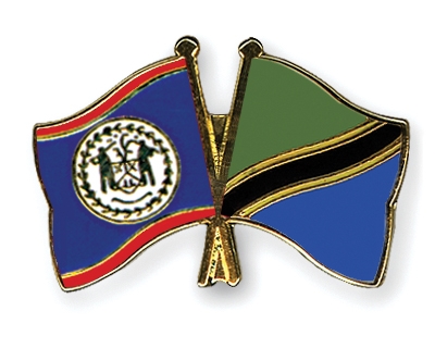 Fahnen Pins Belize Tansania