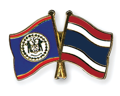 Fahnen Pins Belize Thailand