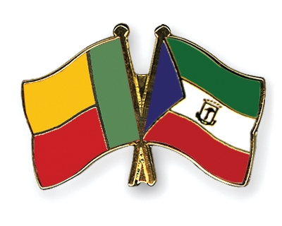 Fahnen Pins Benin quatorialguinea