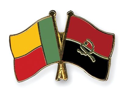 Fahnen Pins Benin Angola