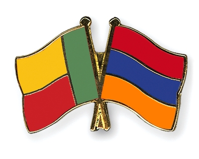 Fahnen Pins Benin Armenien