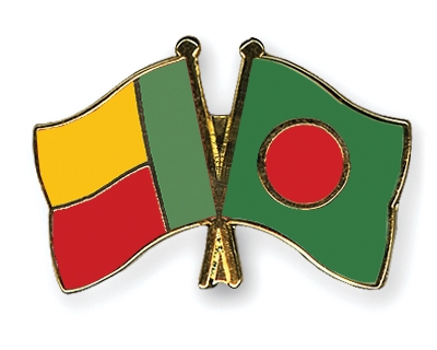 Fahnen Pins Benin Bangladesch