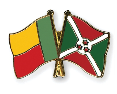 Fahnen Pins Benin Burundi