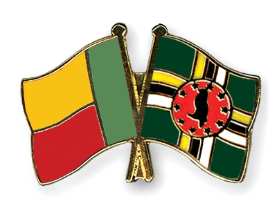 Fahnen Pins Benin Dominica