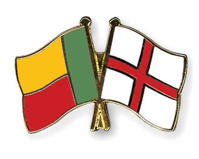 Fahnen Pins Benin England