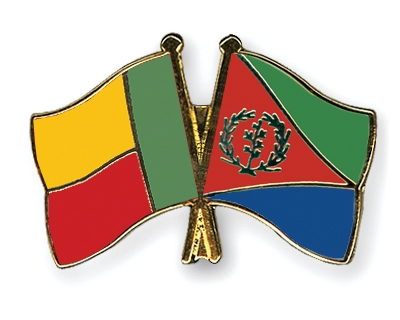 Fahnen Pins Benin Eritrea