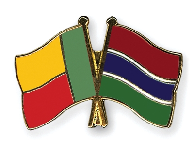 Fahnen Pins Benin Gambia