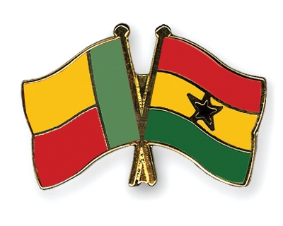 Fahnen Pins Benin Ghana