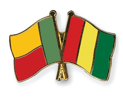 Fahnen Pins Benin Guinea