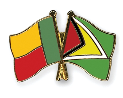 Fahnen Pins Benin Guyana