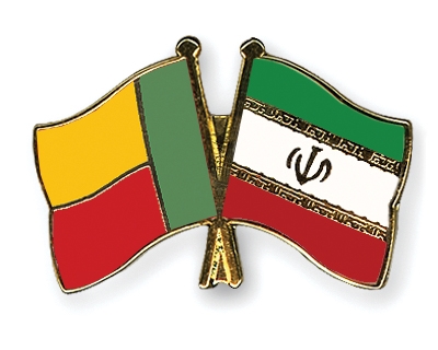 Fahnen Pins Benin Iran