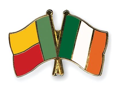 Fahnen Pins Benin Irland