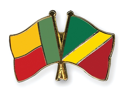 Fahnen Pins Benin Kongo-Republik