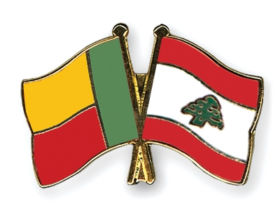 Fahnen Pins Benin Libanon