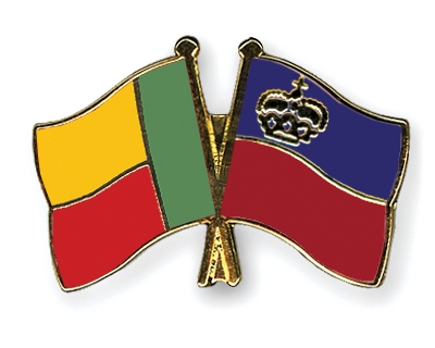 Fahnen Pins Benin Liechtenstein