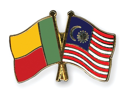 Fahnen Pins Benin Malaysia