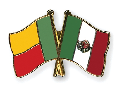 Fahnen Pins Benin Mexiko
