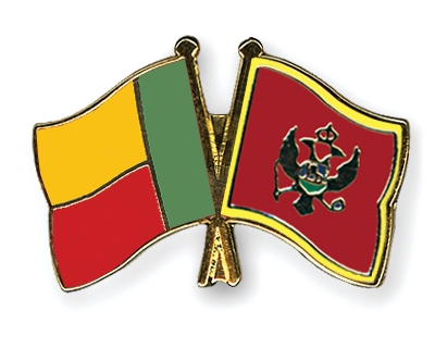 Fahnen Pins Benin Montenegro