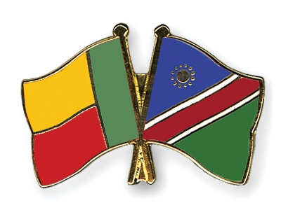 Fahnen Pins Benin Namibia