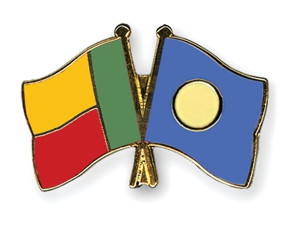 Fahnen Pins Benin Palau