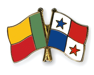 Fahnen Pins Benin Panama