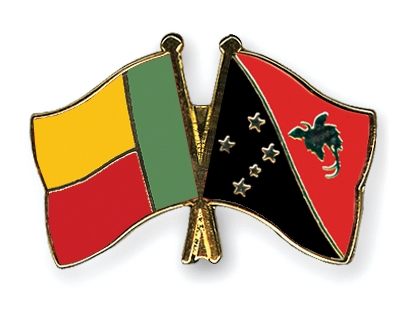 Fahnen Pins Benin Papua-Neuguinea