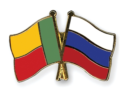 Fahnen Pins Benin Russland