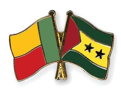 Fahnen Pins Benin Sao-Tome-und-Principe