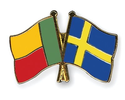 Fahnen Pins Benin Schweden