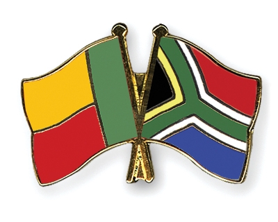 Fahnen Pins Benin Sdafrika