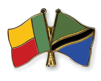 Fahnen Pins Benin Tansania