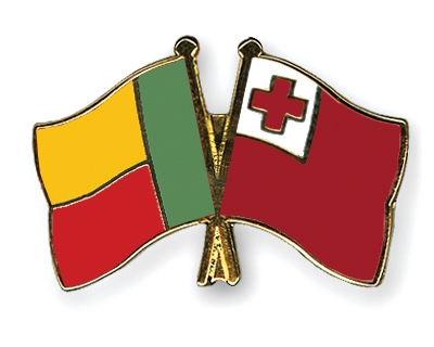 Fahnen Pins Benin Tonga