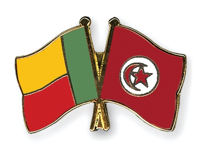 Fahnen Pins Benin Tunesien
