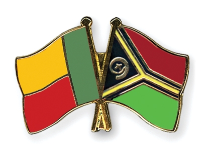 Fahnen Pins Benin Vanuatu