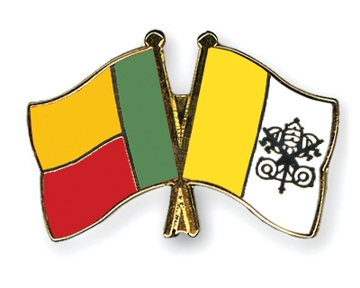 Fahnen Pins Benin Vatikanstadt