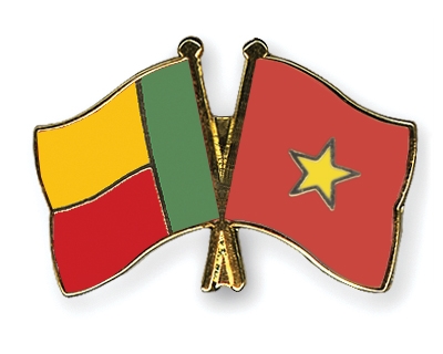 Fahnen Pins Benin Vietnam