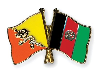 Fahnen Pins Bhutan Afghanistan