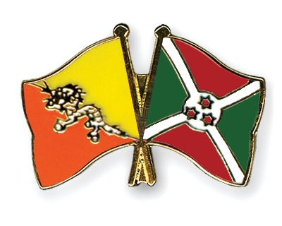 Fahnen Pins Bhutan Burundi