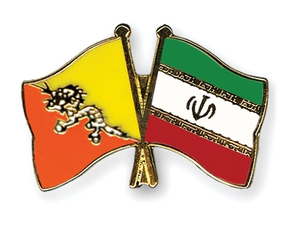 Fahnen Pins Bhutan Iran