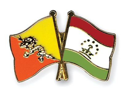 Fahnen Pins Bhutan Tadschikistan