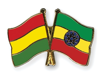 Fahnen Pins Bolivien thiopien